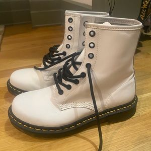 White Doc Martens 1460 Boot Size 7